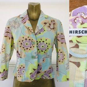 SALE!  HIRSCH Pastel Floral JACKET Medium